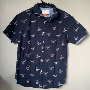Navy Blue Button Up